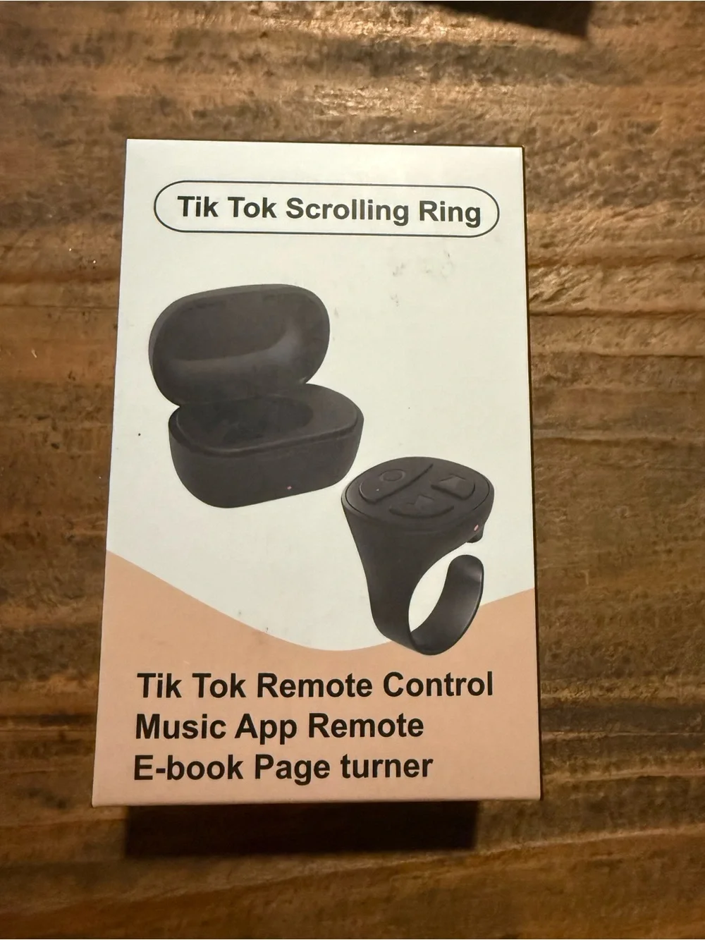 Scrolling Ring Remote Control - Black